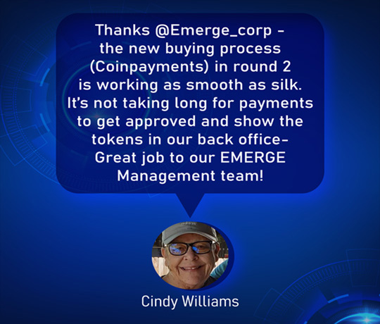 Testimonials from Emerge Token