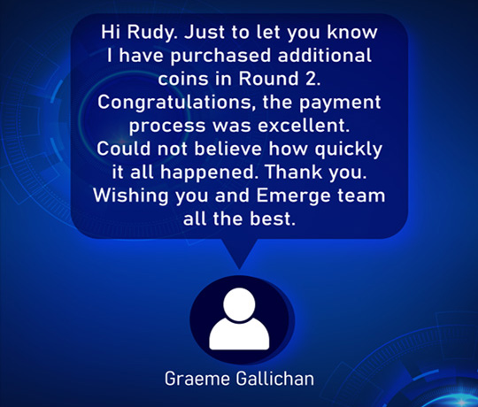 Testimonials from Emerge Token
